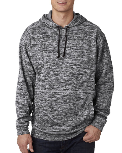 Elevate Comfort and Style with the J America Adult Cosmic Poly Fleece Hooded Sweatshirt