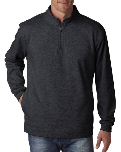 Elevate Your Wardrobe with the J America Adult Cosmic Poly Fleece Quarter-Zip