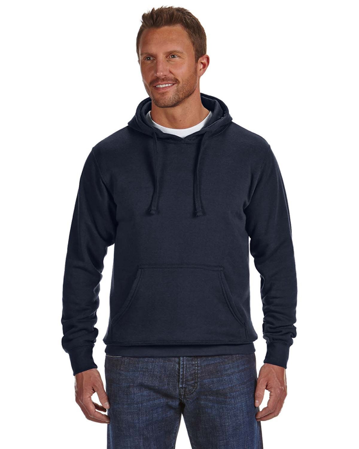 Embrace Cozy Elegance with the J America Adult Cloud Pullover Fleece Hooded Sweatshirt