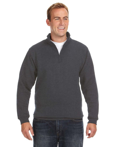 Unmatched Warmth and Style: J America Adult Heavyweight Fleece Quarter-Zip