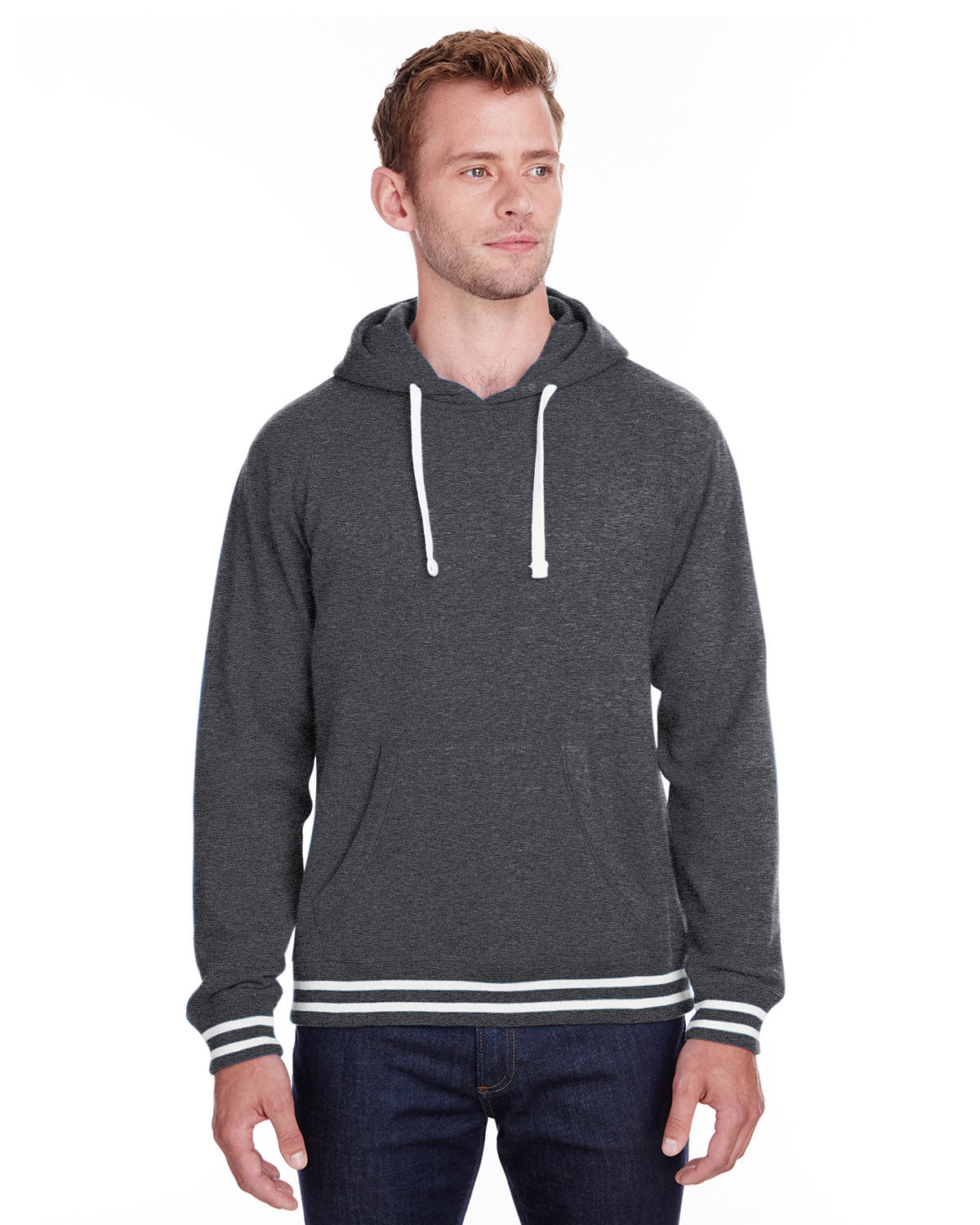 Stay Cozy with the J America Adult Relay Hooded Sweatshirt: Your Perfect Comfort Companion!