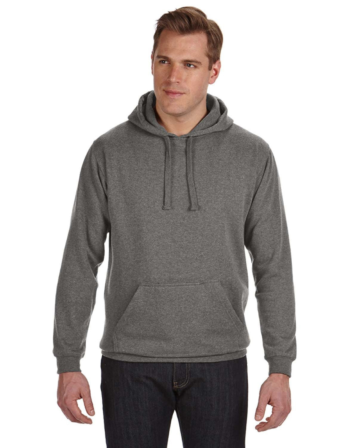 Ultimate Comfort: J America Adult Tailgate Fleece Pullover Hooded Sweatshirt