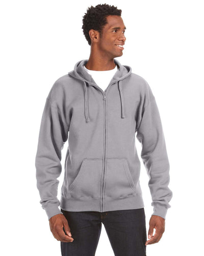 Unmatched Quality: J America Adult Premium Full-Zip Fleece Hooded Sweatshirt