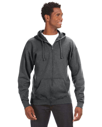 Unmatched Quality: J America Adult Premium Full-Zip Fleece Hooded Sweatshirt