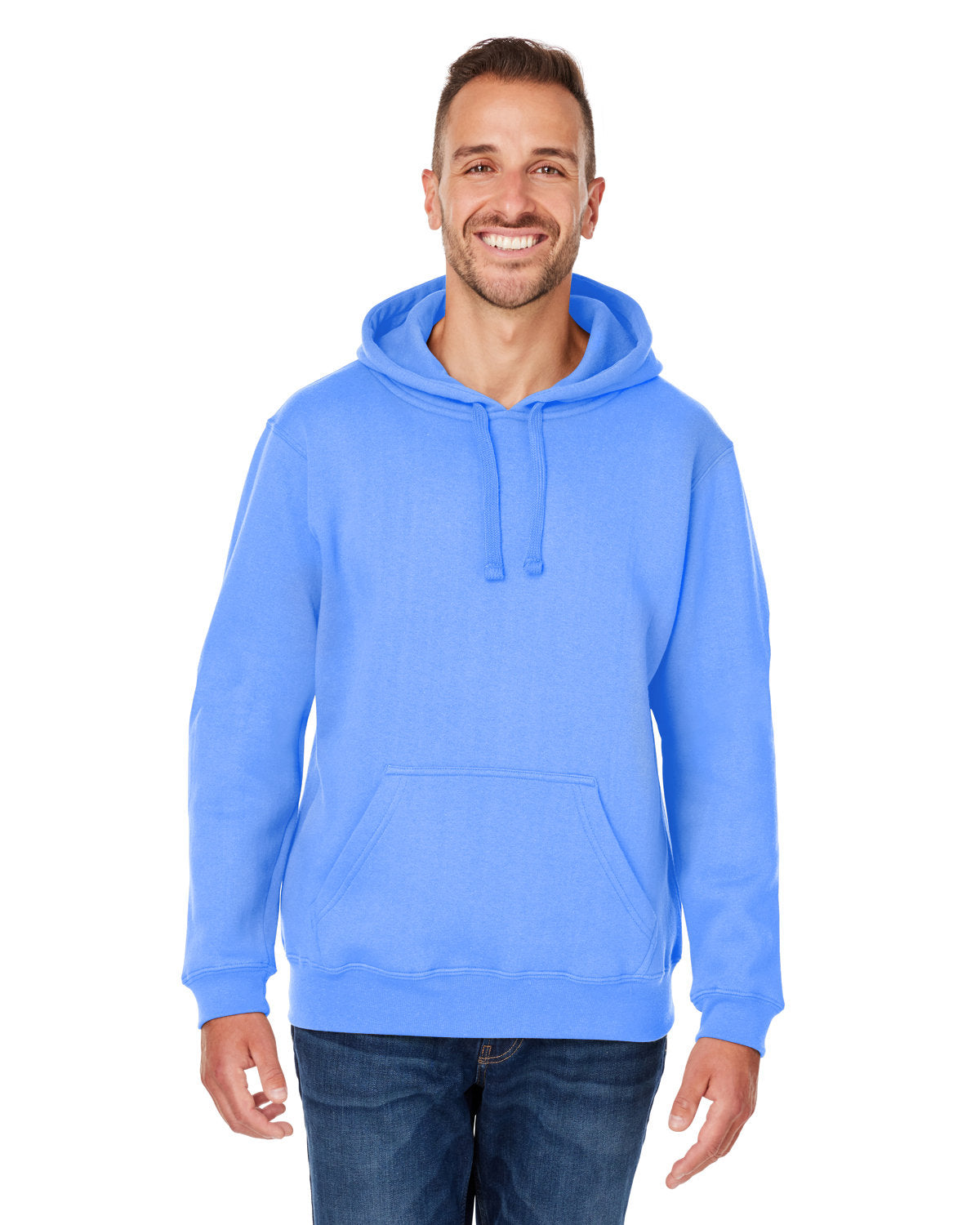 Elevated Comfort: J America Adult Premium Fleece Pullover Hooded Sweatshirt