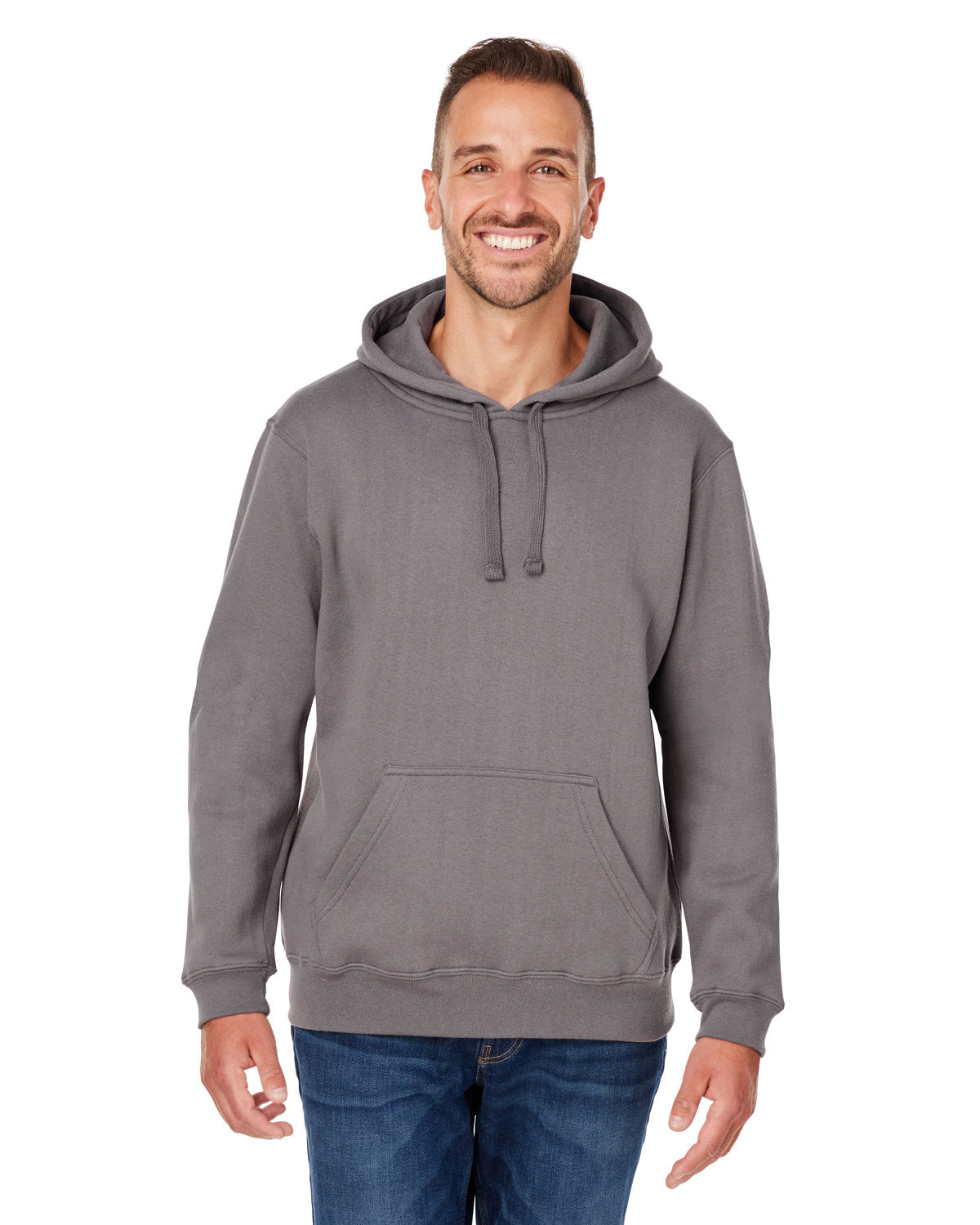 Elevated Comfort: J America Adult Premium Fleece Pullover Hooded Sweatshirt