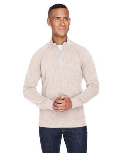 Effortless Style: J America Adult Triblend Fleece Quarter-Zip