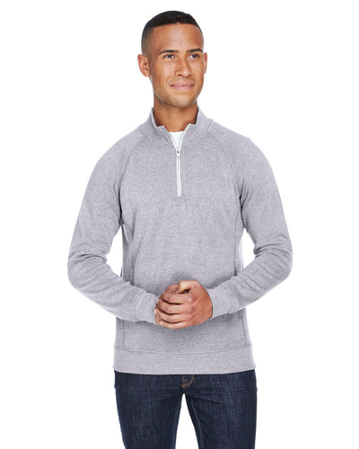 Effortless Style: J America Adult Triblend Fleece Quarter-Zip