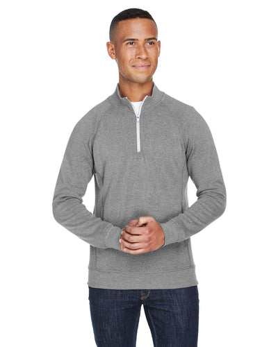 Effortless Style: J America Adult Triblend Fleece Quarter-Zip