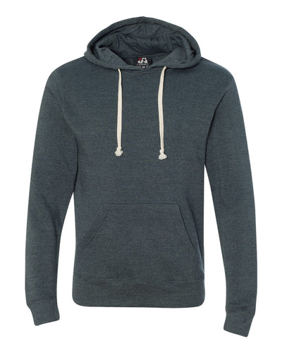 Effortless Appeal: J America Adult Triblend Pullover Fleece Hooded Sweatshirt