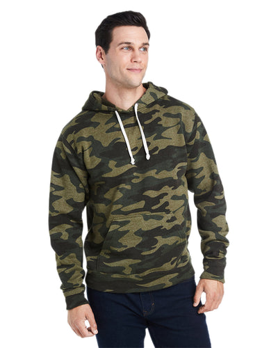 Effortless Appeal: J America Adult Triblend Pullover Fleece Hooded Sweatshirt