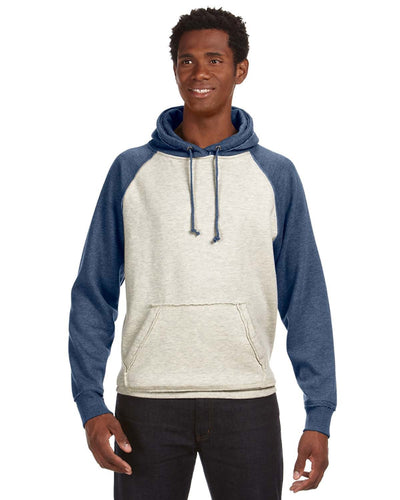 Timeless Appeal: J America Adult Vintage Heather Pullover Hooded Sweatshirt