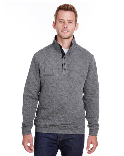 Effortless Warmth: J America Adult Quilted Snap Pullover