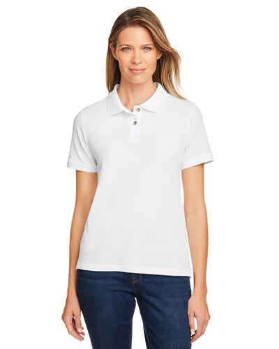 HARRITON Ladies' Ringspun Cotton PiquÃ© Polo Shirt: 6 oz. Short-Sleeve Elegance