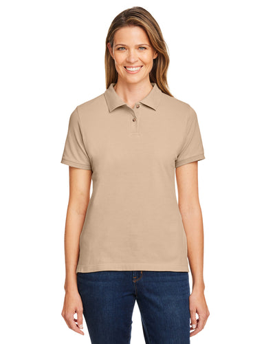 HARRITON Ladies' Ringspun Cotton PiquÃ© Polo Shirt: 6 oz. Short-Sleeve Elegance