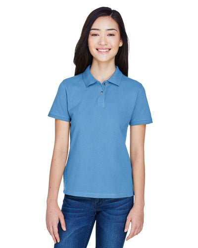 HARRITON Ladies' Ringspun Cotton PiquÃ© Polo Shirt: 6 oz. Short-Sleeve Elegance