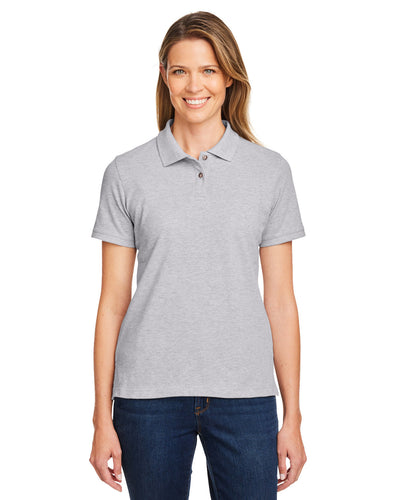 HARRITON Ladies' Ringspun Cotton PiquÃ© Polo Shirt: 6 oz. Short-Sleeve Elegance