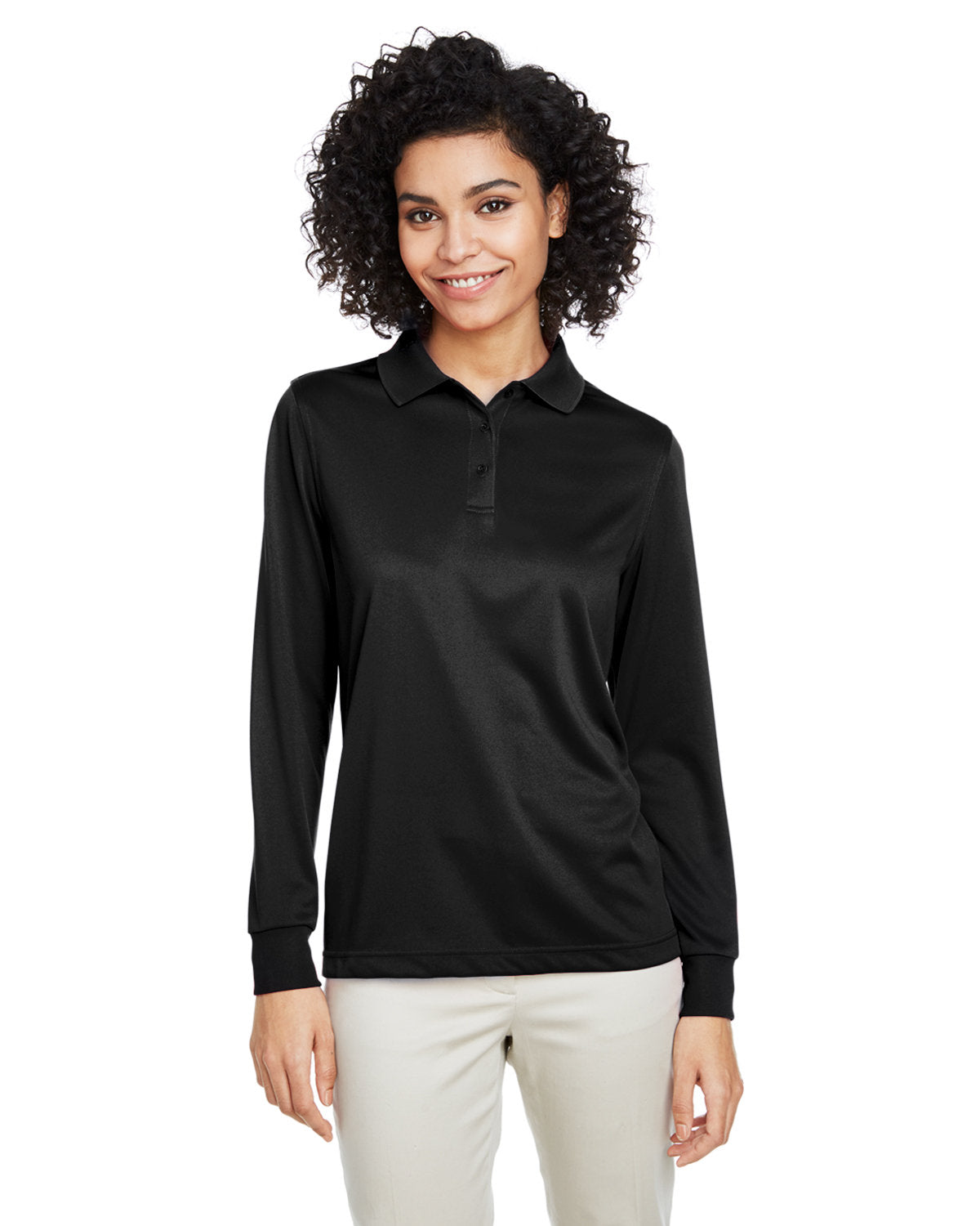 HARRITON Ladies' Advantage Snag Protection Plus IL Long Sleeve Polo Shirt: Effortless Elegance"