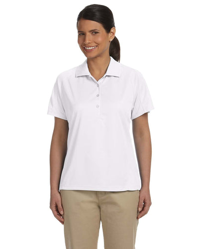 Harriton Women's Polytech Mesh Insert Polo Shirt: Embrace Comfort and Elegance with 3.8 oz. of Luxury"