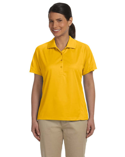 Harriton Women's Polytech Mesh Insert Polo Shirt: Embrace Comfort and Elegance with 3.8 oz. of Luxury"