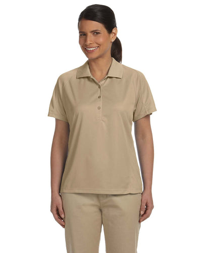 Harriton Women's Polytech Mesh Insert Polo Shirt: Embrace Comfort and Elegance with 3.8 oz. of Luxury"