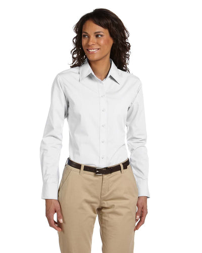 Harriton Ladies' 3.1 oz. Essential Poplin: Lightweight Comfort and Timeless Style