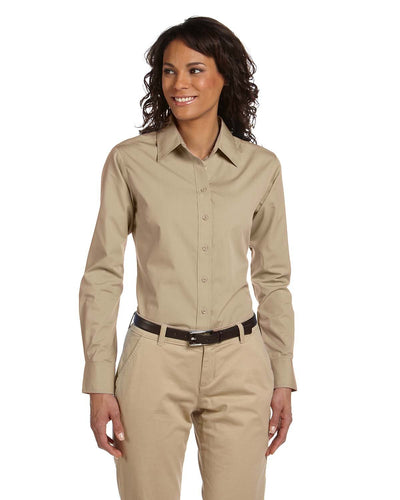 Harriton Ladies' 3.1 oz. Essential Poplin: Lightweight Comfort and Timeless Style