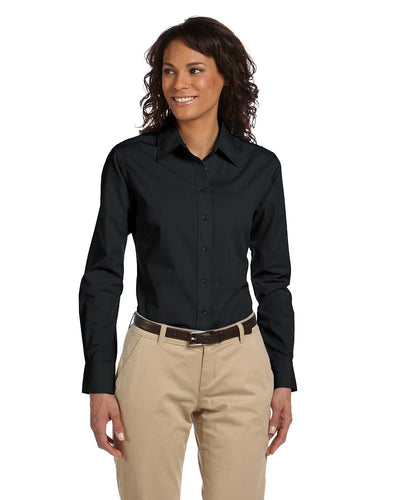 Harriton Ladies' 3.1 oz. Essential Poplin: Lightweight Comfort and Timeless Style