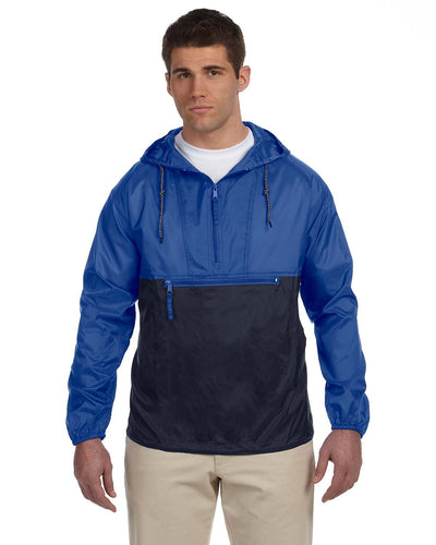 Harriton Adult Packable Nylon Jacket: Compact Protection for All Weather.