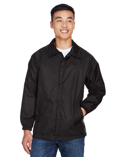 Harriton Adult Nylon Staff Jacket: Professional Style and Practical Design for All.