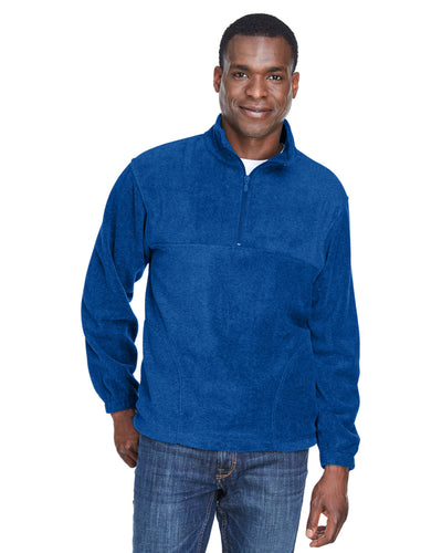 Harriton Adult 8 oz. Quarter-Zip Fleece Pullover: Cozy and Versatile Quarter-Zip Comfort.