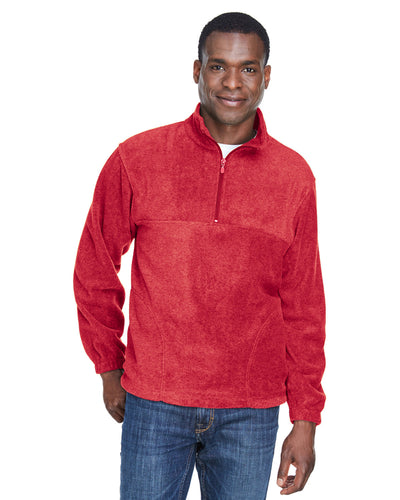 Harriton Adult 8 oz. Quarter-Zip Fleece Pullover: Cozy and Versatile Quarter-Zip Comfort.