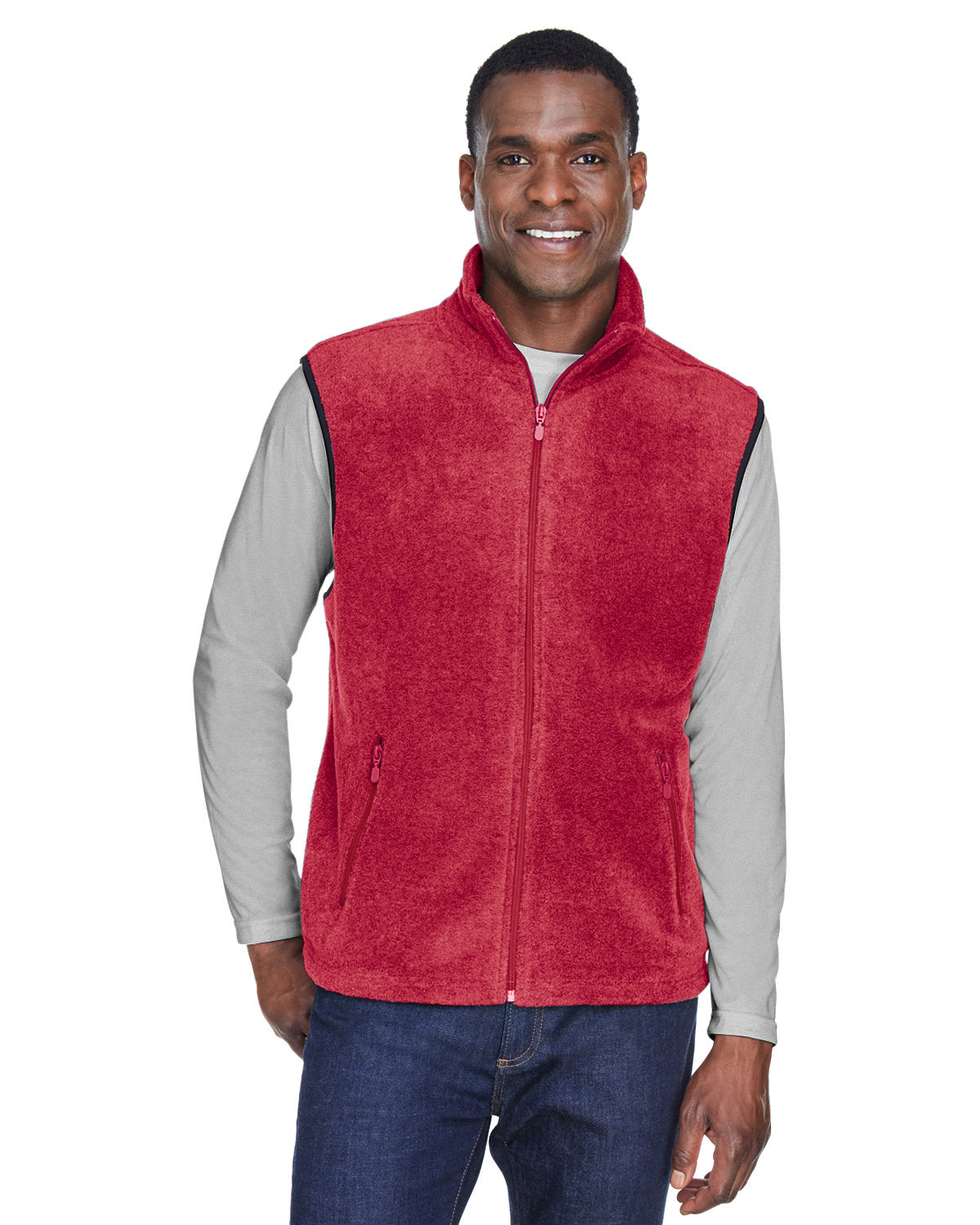 Harriton Adult 8 oz. Fleece Vest: Versatile and Cozy Layering Essential