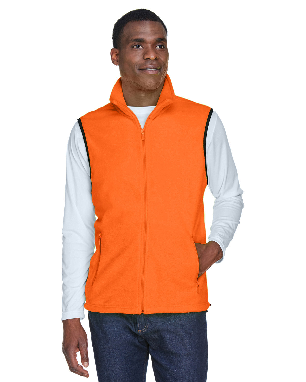 Harriton Adult 8 oz. Fleece Vest: Versatile and Cozy Layering Essential