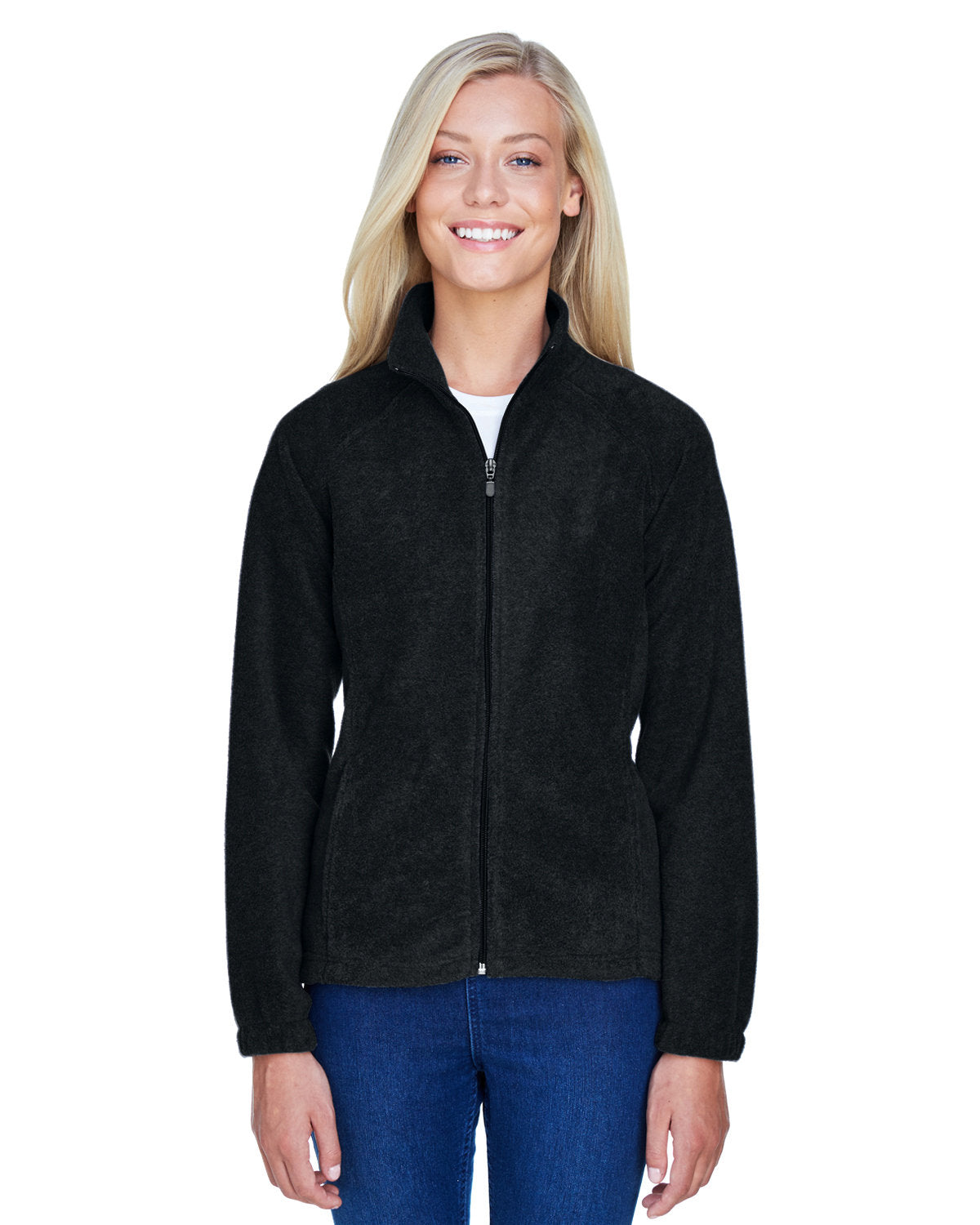 Harriton Ladies' 8 oz. Full-Zip Fleece: Cozy Comfort and Style in a Full-Zip Design.