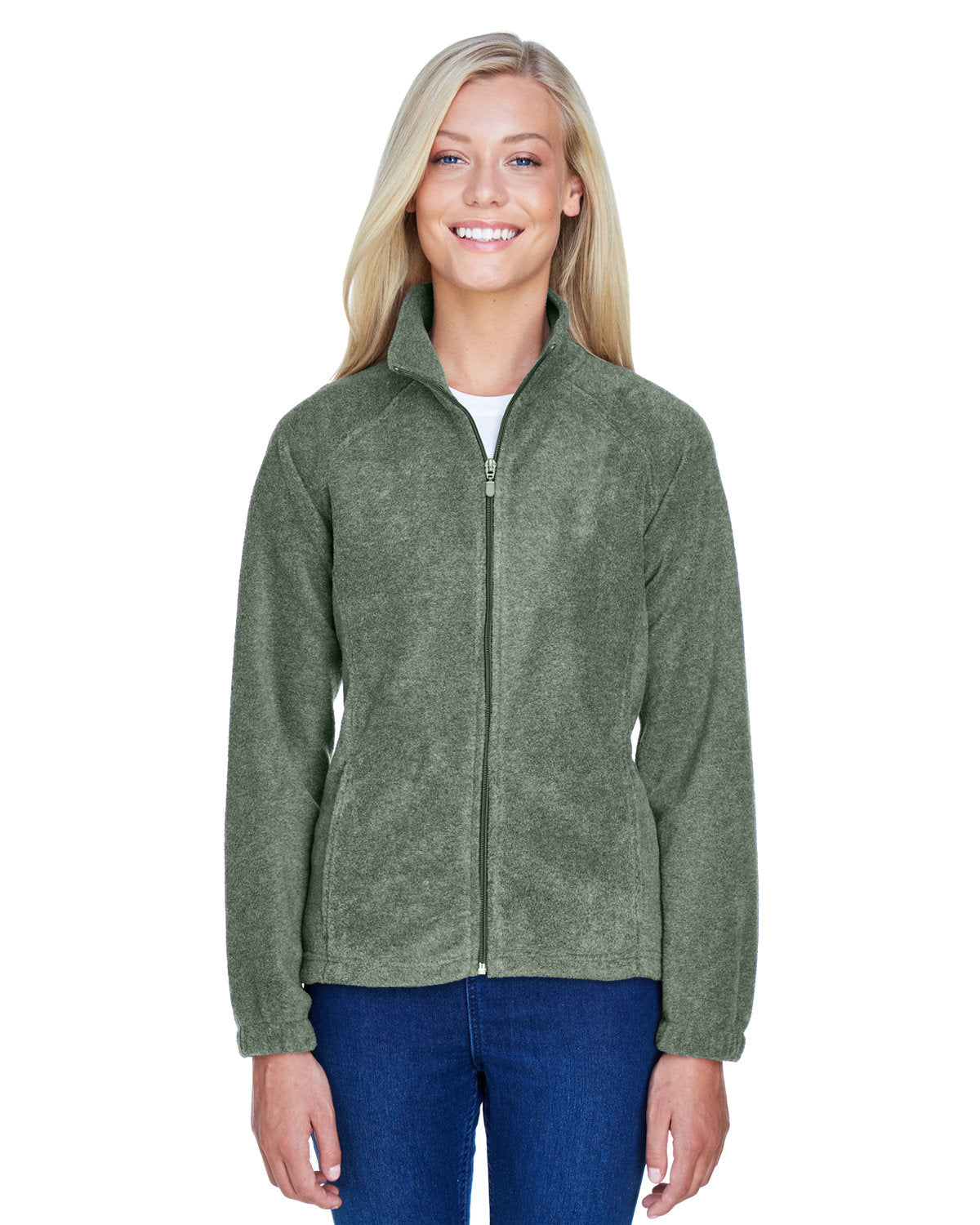 Harriton Ladies' 8 oz. Full-Zip Fleece: Cozy Comfort and Style in a Full-Zip Design.