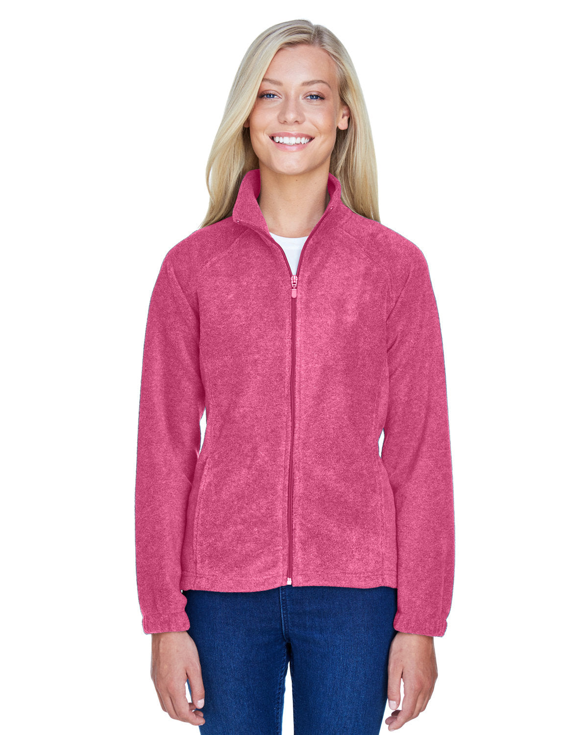 Harriton Ladies' 8 oz. Full-Zip Fleece: Cozy Comfort and Style in a Full-Zip Design.