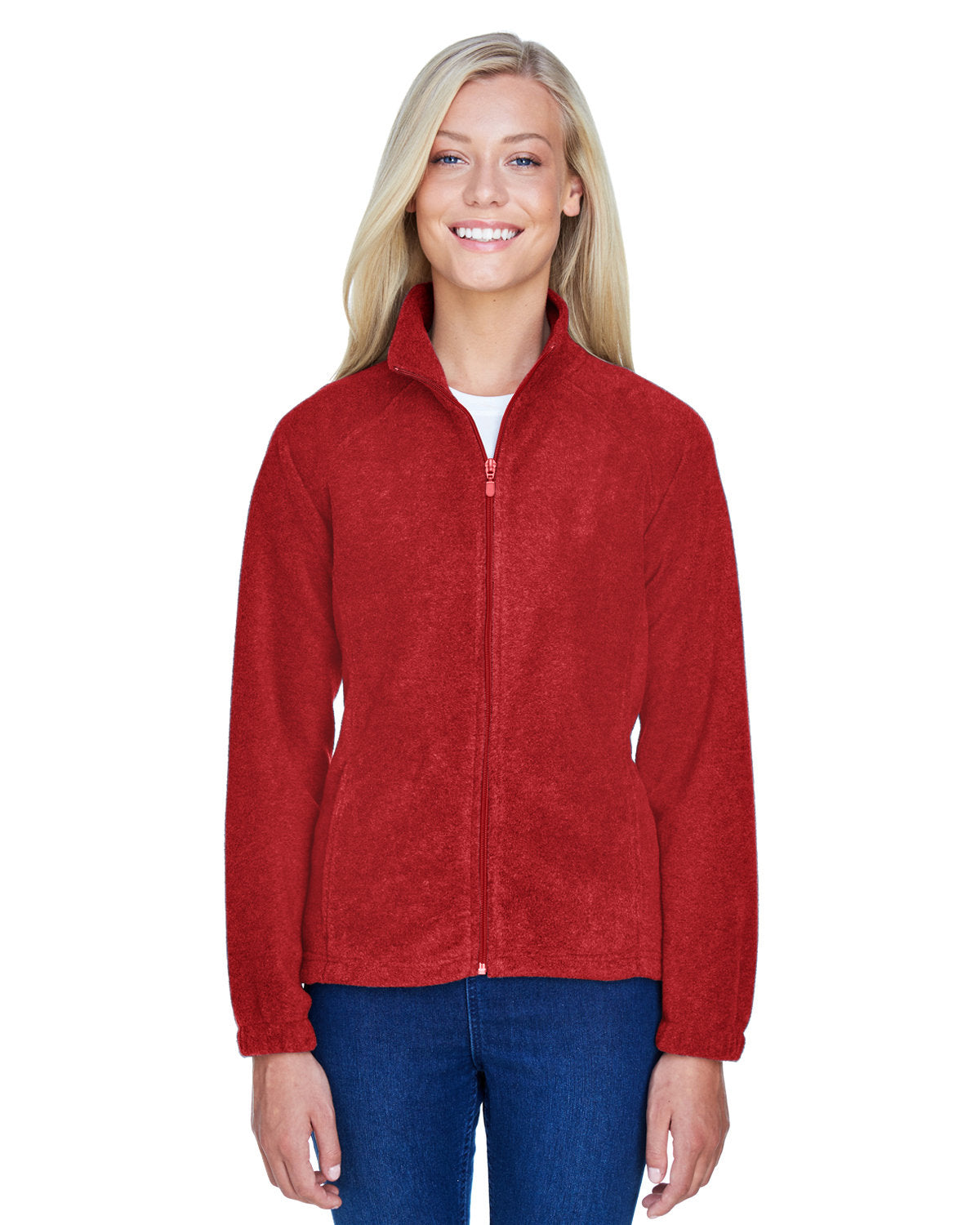 Harriton Ladies' 8 oz. Full-Zip Fleece: Cozy Comfort and Style in a Full-Zip Design.