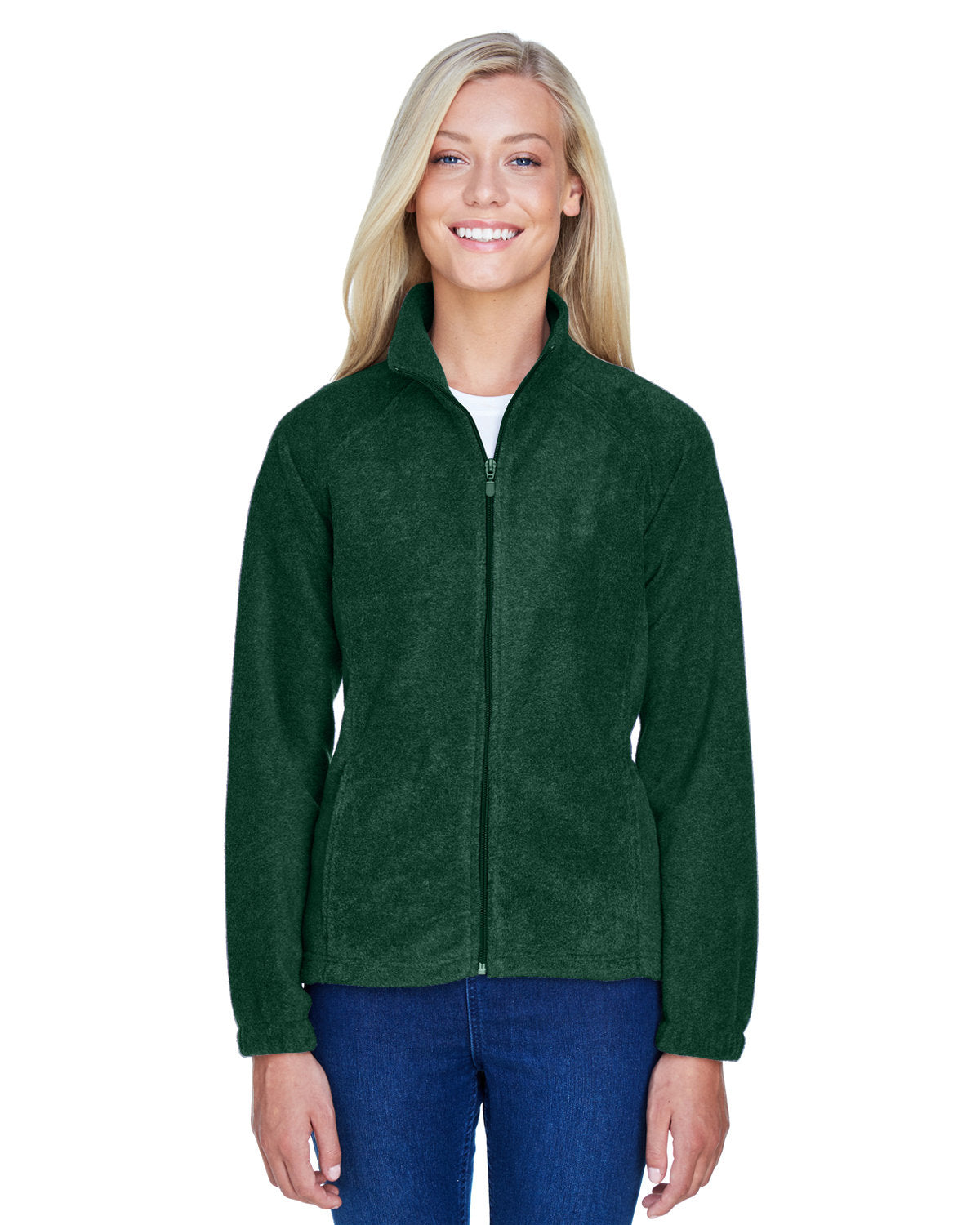 Harriton Ladies' 8 oz. Full-Zip Fleece: Cozy Comfort and Style in a Full-Zip Design.