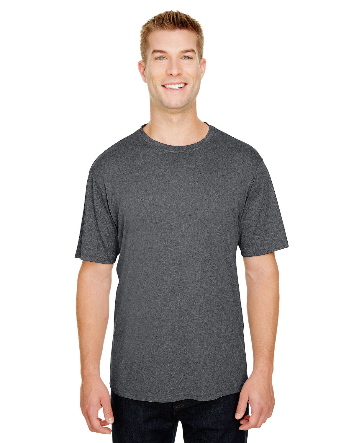 A4s Adult Topflight Heather Performance T-Shirt - Elevated Style and Performance - Apparel Globe