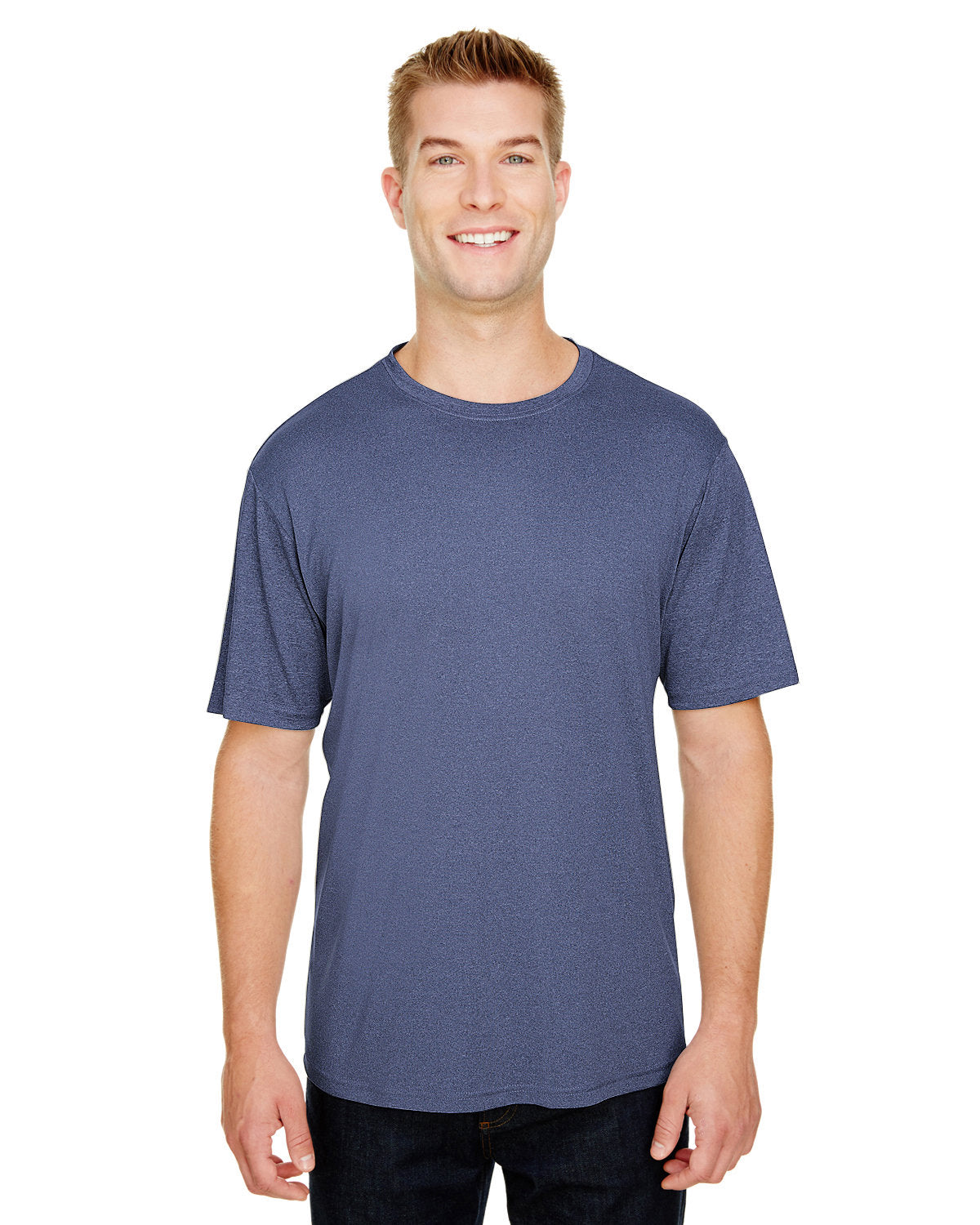 A4s Adult Topflight Heather Performance T-Shirt - Elevated Style and Performance - Apparel Globe