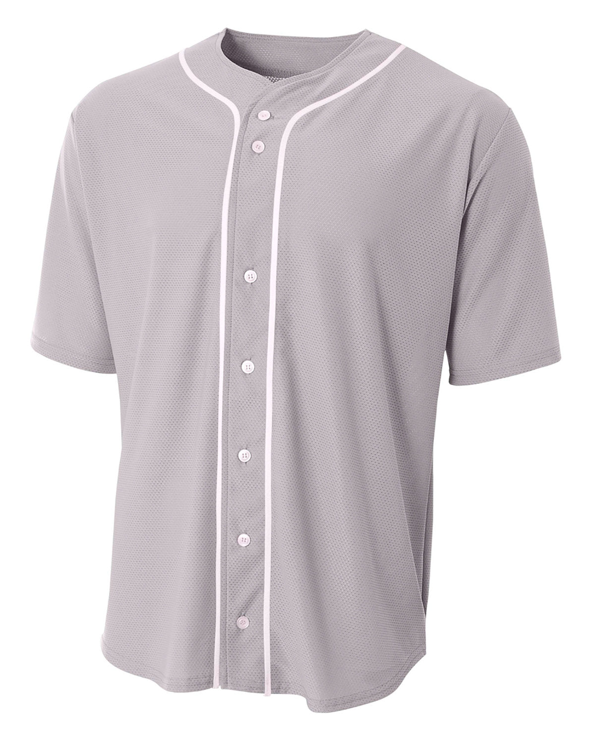 Shorts Sleeve Full Button Baseball Top - Apparel Globe