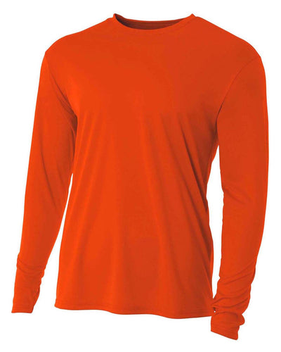 Youth Long Sleeve Cooling Performance Crew Shirt