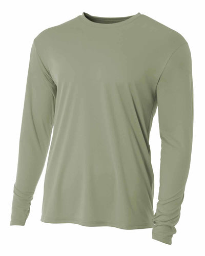 Youth Long Sleeve Cooling Performance Crew Shirt