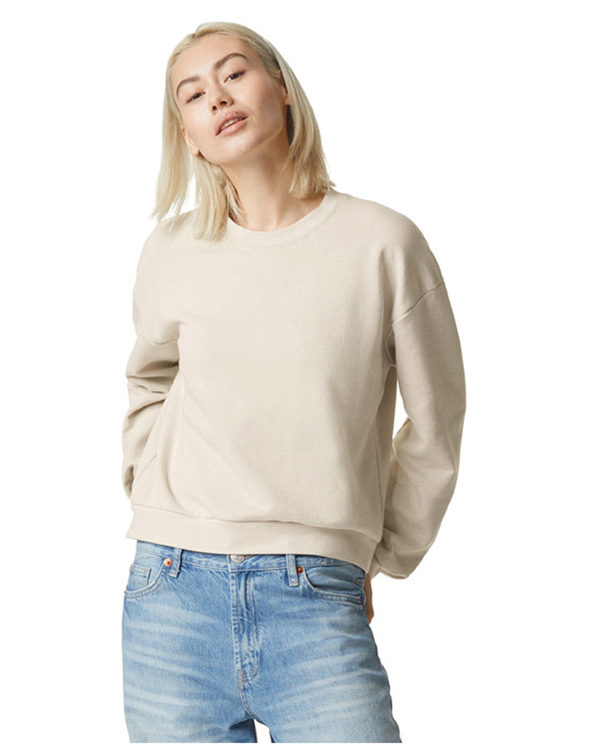 American Apparel Ladies' ReFlex Fleece Crewneck Sweatshirt: Redefining Cozy Chic