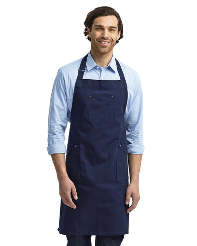 Artisan Elegance: The Unisex Cotton Chino Bib Apron from the Artisan Collection by Reprime