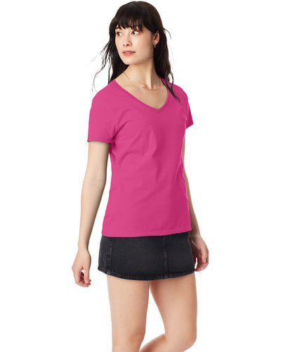 EXPERIENCE-PERFECT-STYLE-AND-COMFORT-WITH-THE-HANES-LADIES-PERFECT-T-V-NECK-T-SHIRT