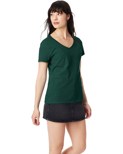 EXPERIENCE-PERFECT-STYLE-AND-COMFORT-WITH-THE-HANES-LADIES-PERFECT-T-V-NECK-T-SHIRT