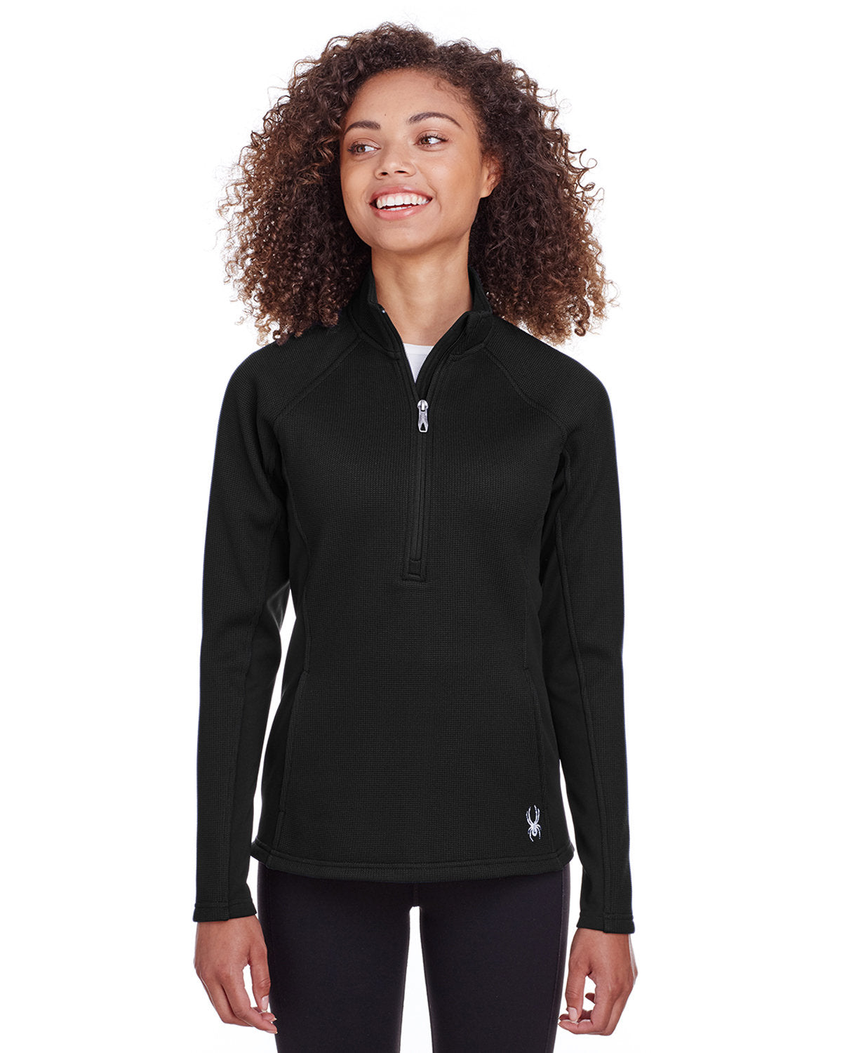 STAY-COZY-IN-STYLE-SPYDER-LADIES-CONSTANT-HALF-ZIP-SWEATER