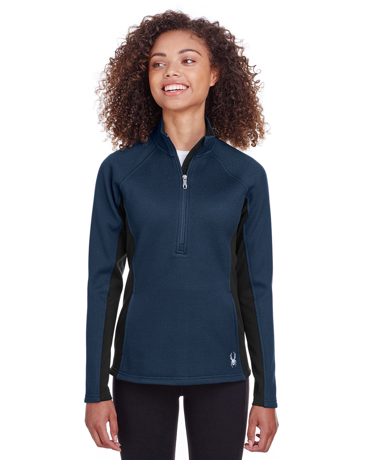 STAY-COZY-IN-STYLE-SPYDER-LADIES-CONSTANT-HALF-ZIP-SWEATER